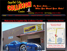 Tablet Screenshot of capitalcitycollisioninc.com